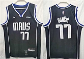 Men's Dallas Mavericks #77 Luka Doncic Black Stitched Jersey,baseball caps,new era cap wholesale,wholesale hats
